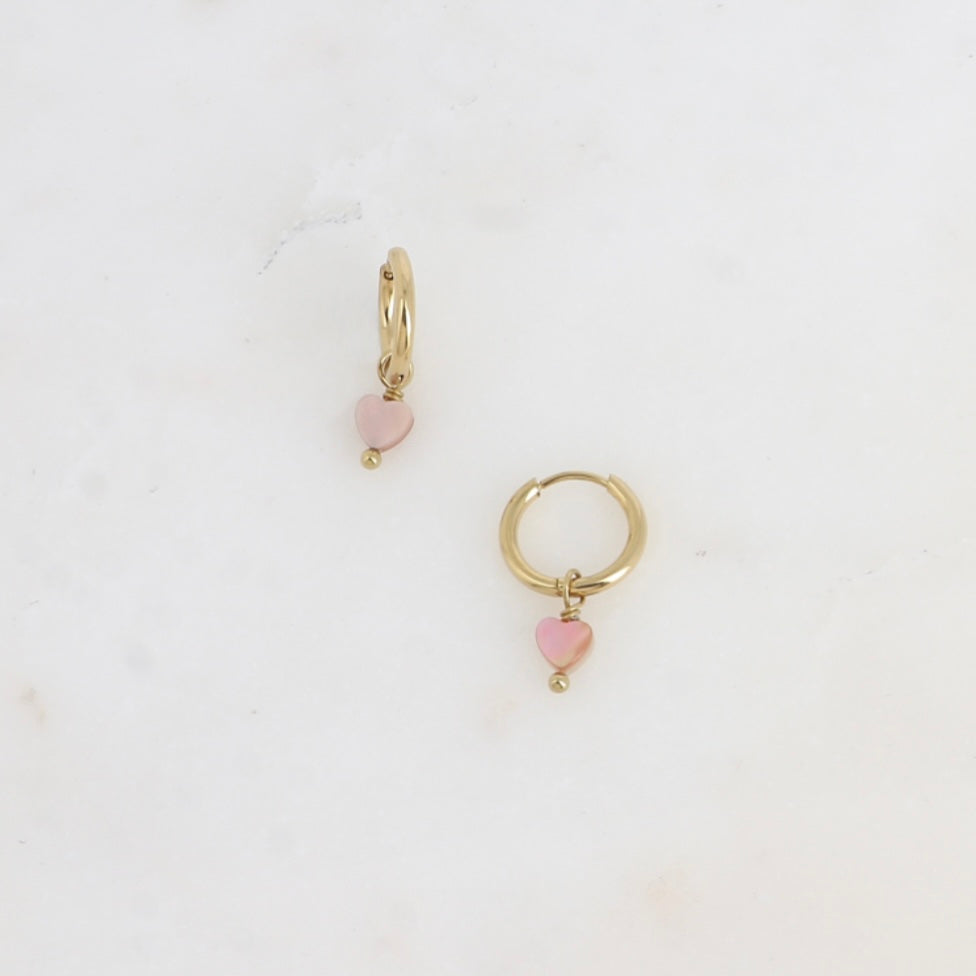 Boucles d'oreilles Rose