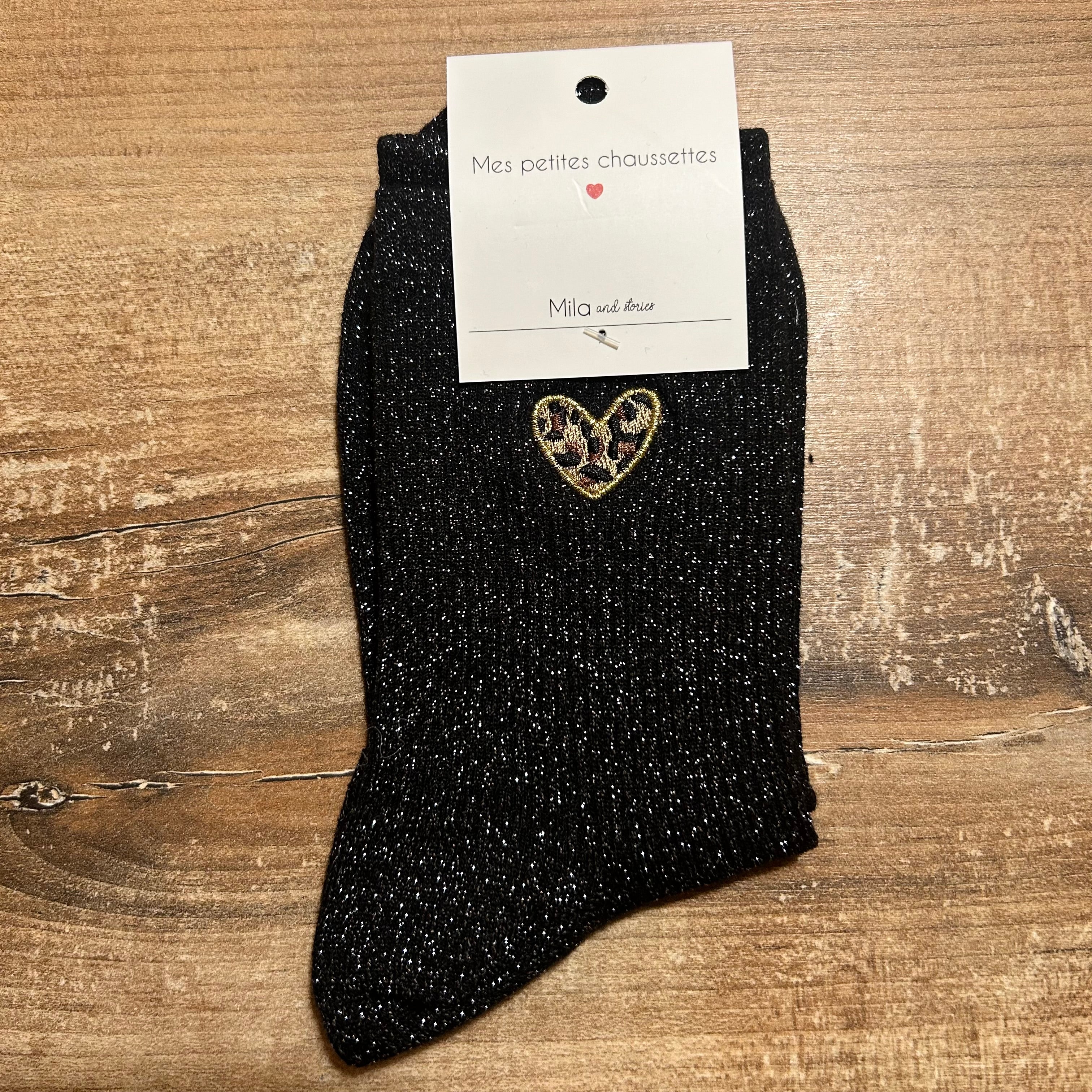 Chaussettes Cataleya noir