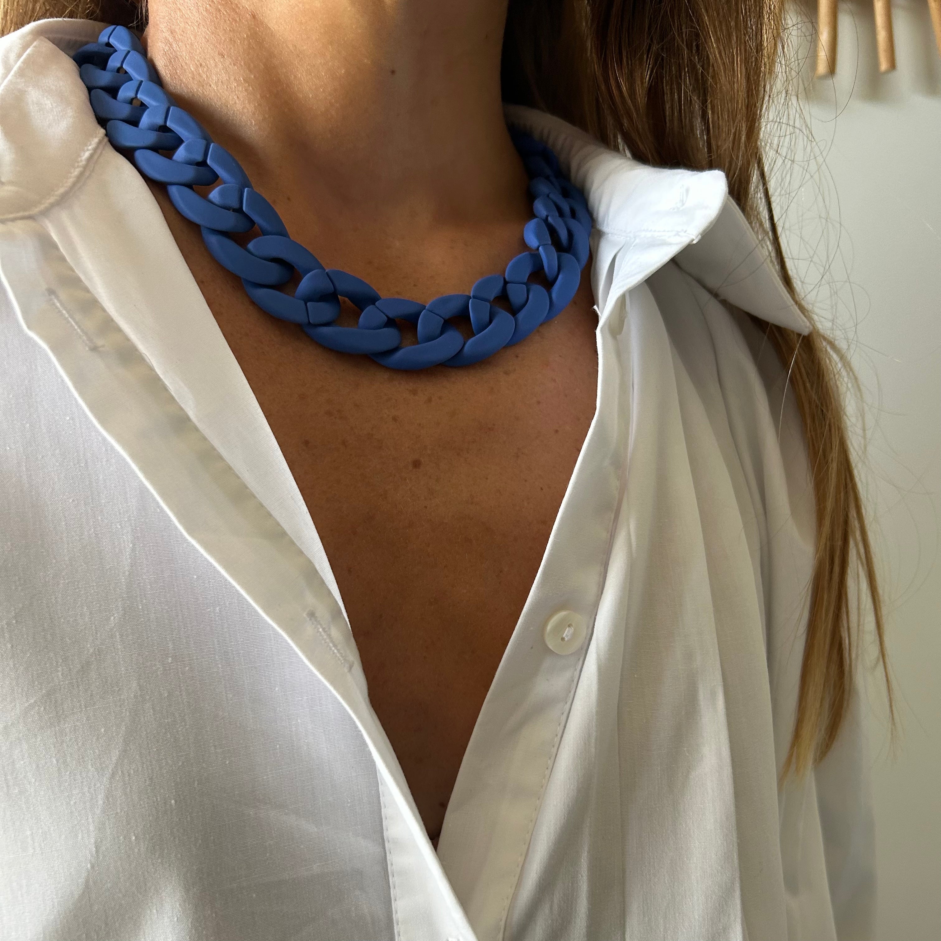 Collier Ricardo bleu